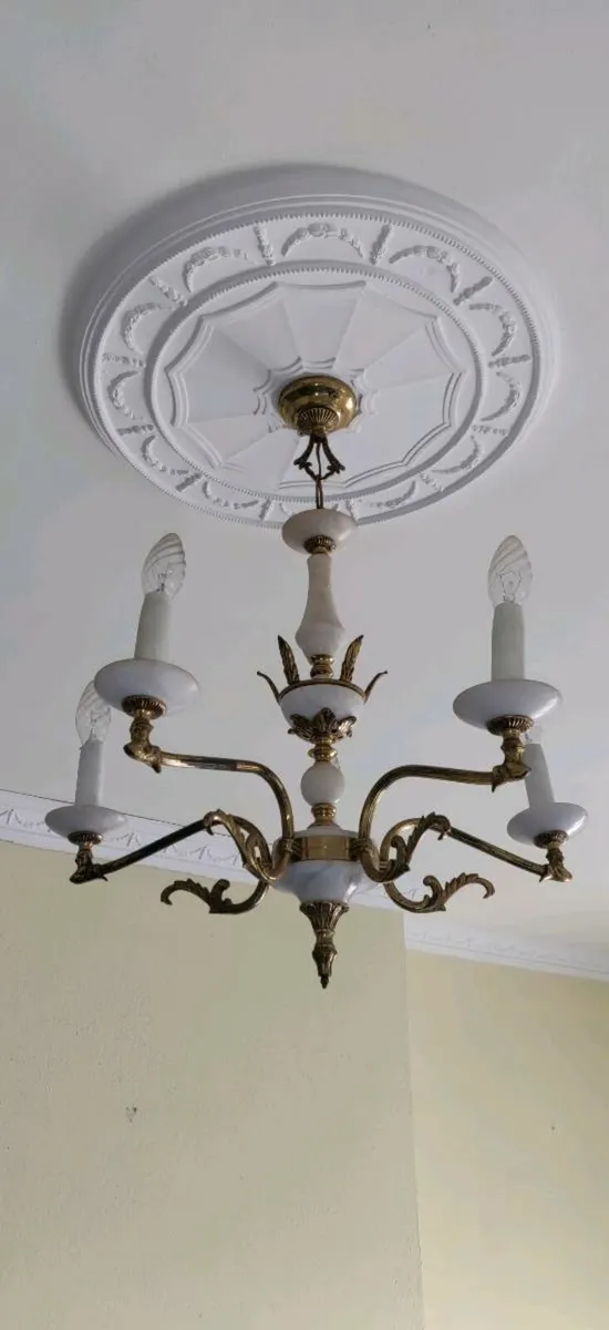 Antique Brass Lights - Image 1