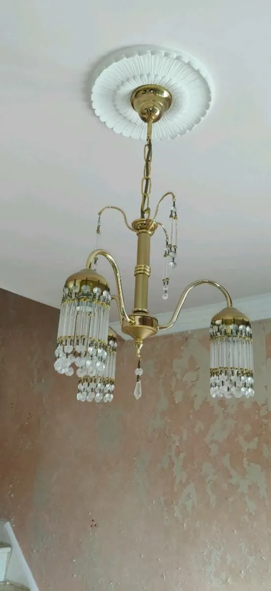 Antique Brass Lights - Image 2