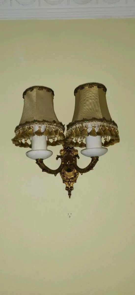 Antique Brass Lights - Image 4