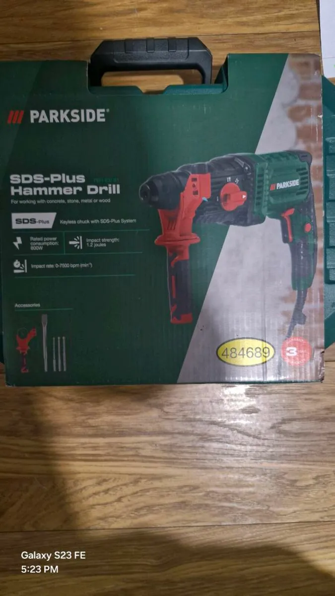 Parkside PBH 800 A1 Hammer Drill Chisel Hammer - Image 2