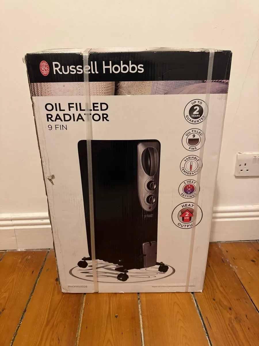 Oil filled electric heater. 2kW. as new. - Image 1