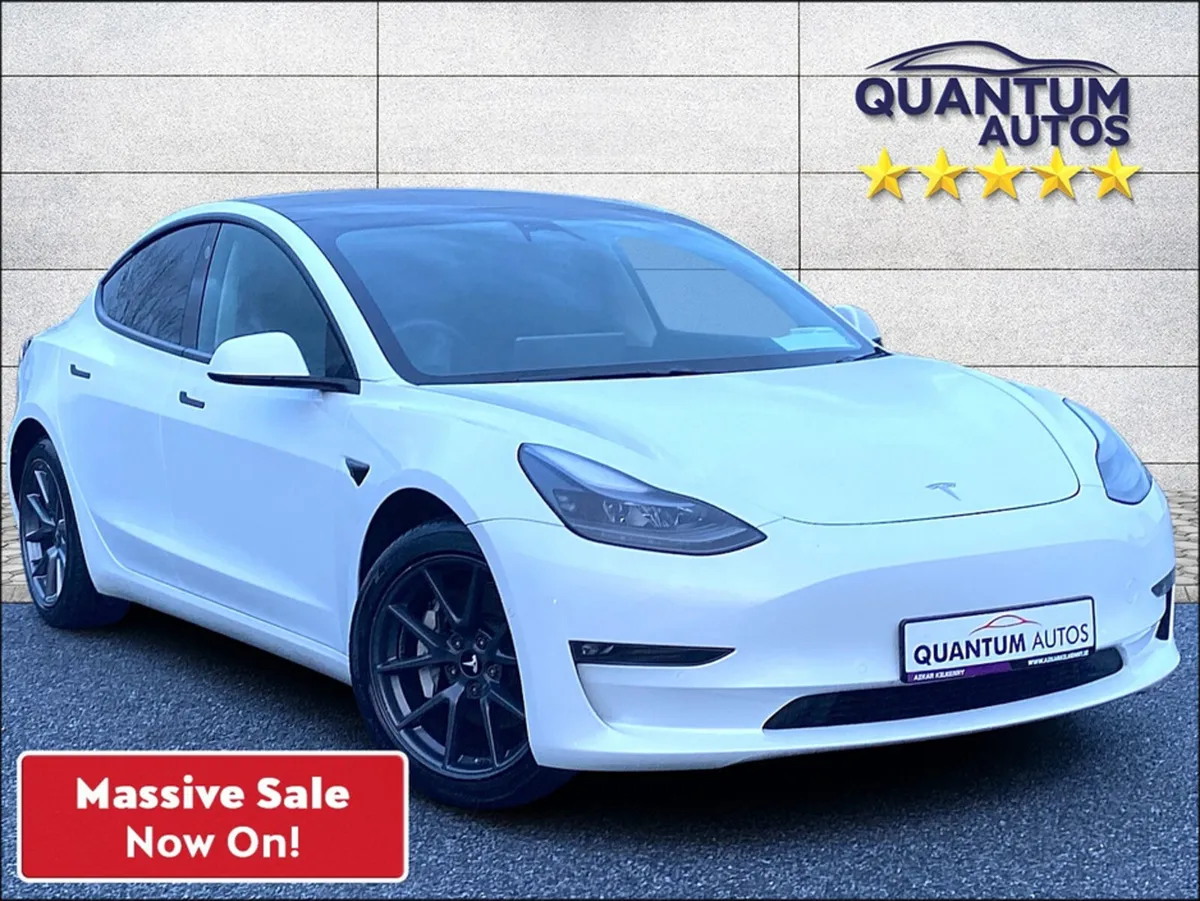 Tesla Model 3 2021 LONG RANGE AWD 470BHP €122PW WI - Image 1