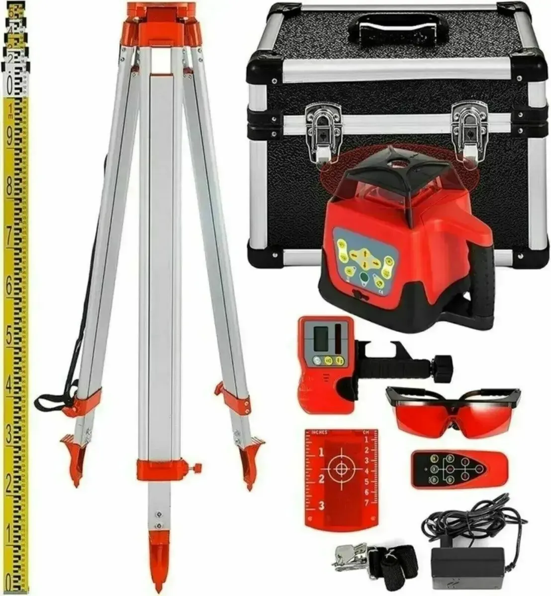 Red Rotary Laser Level Self Leveling Measuring - Image 4