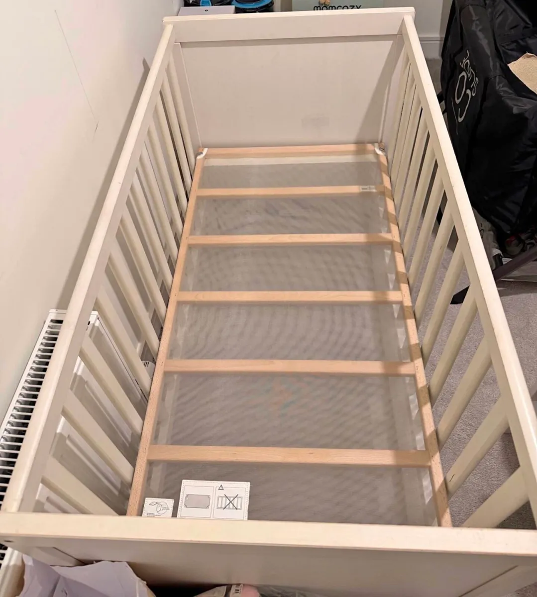 Baby cot with mattress - Image 2