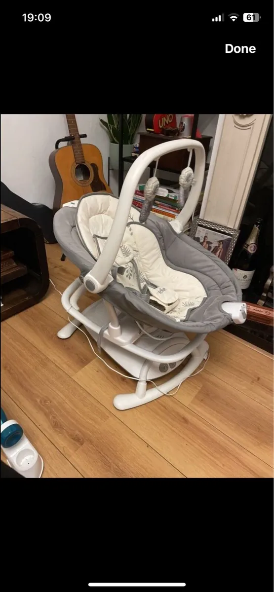 Joie 2 in 1 swing and rocker baby chair - Image 1