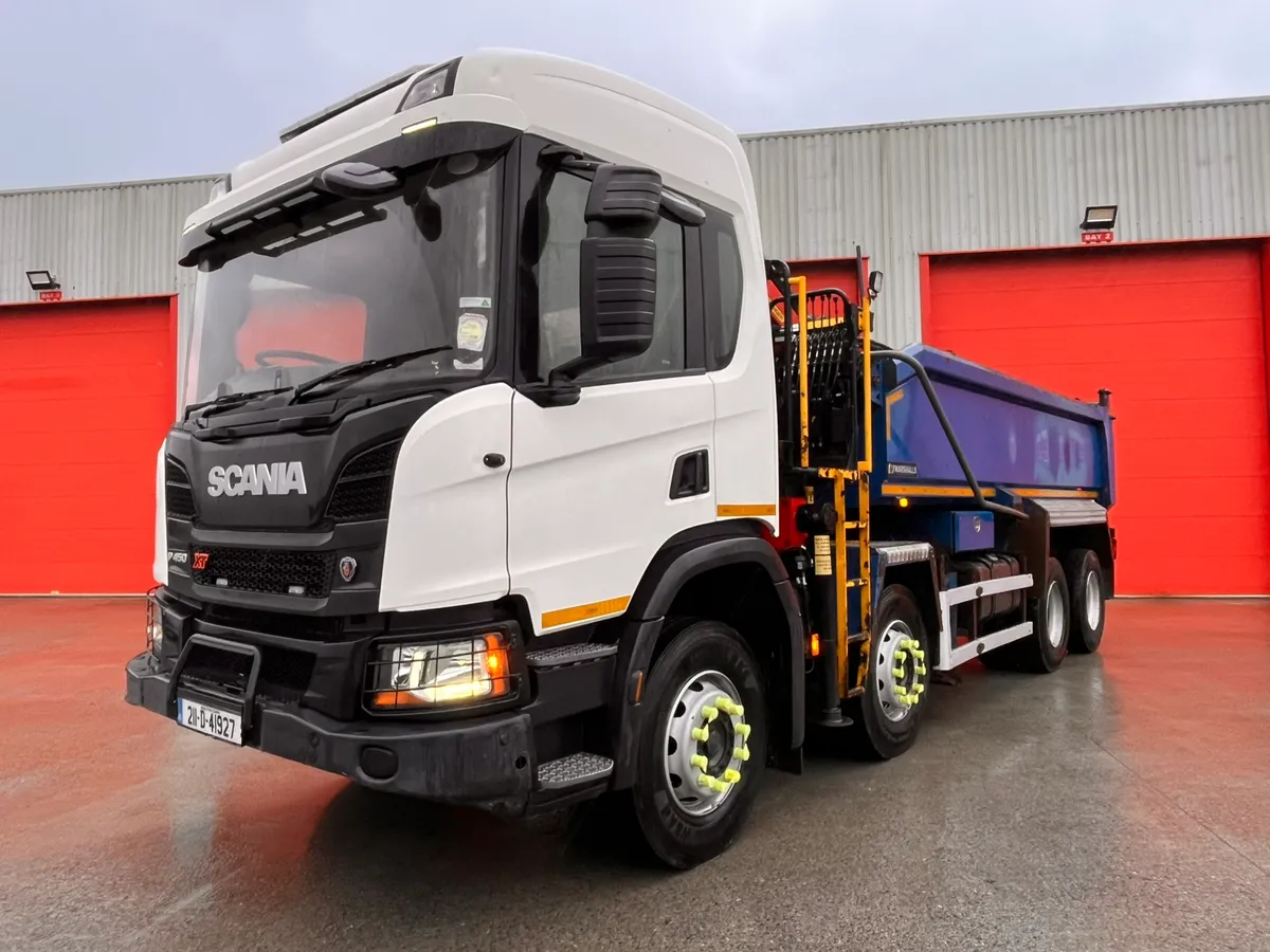 2021 Scania P450 XT 8x4 Thompson Tipper Grab - Image 1
