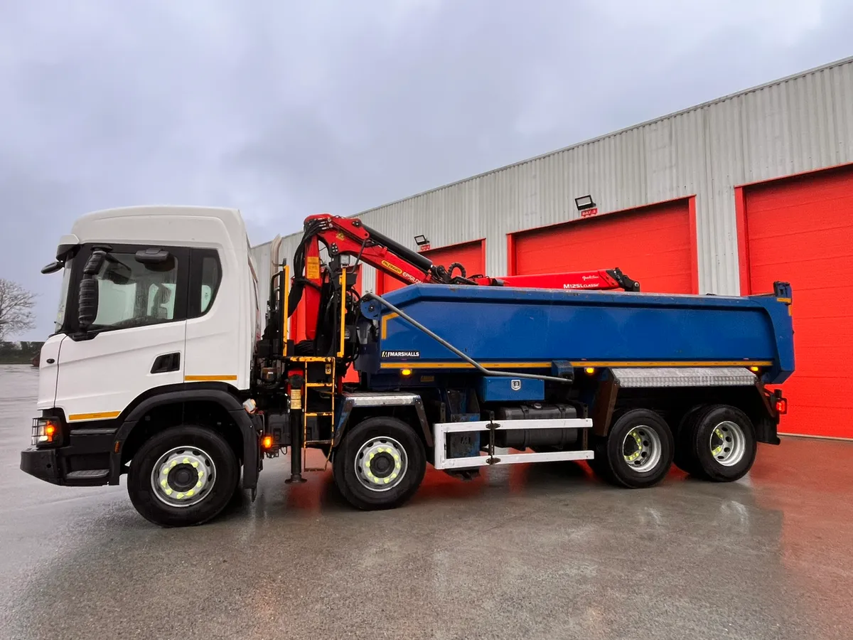2021 Scania P450 XT 8x4 Thompson Tipper Grab - Image 2