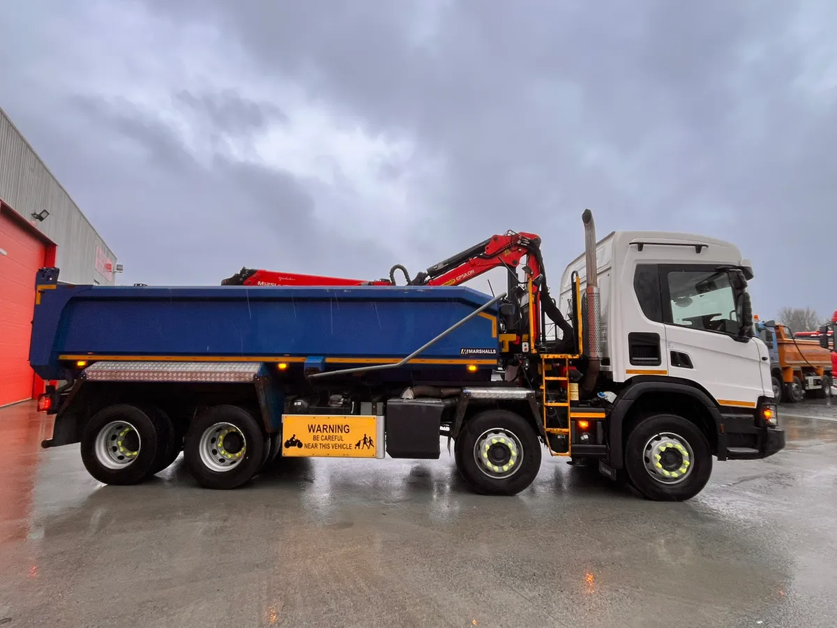 2021 Scania P450 XT 8x4 Thompson Tipper Grab - Image 3