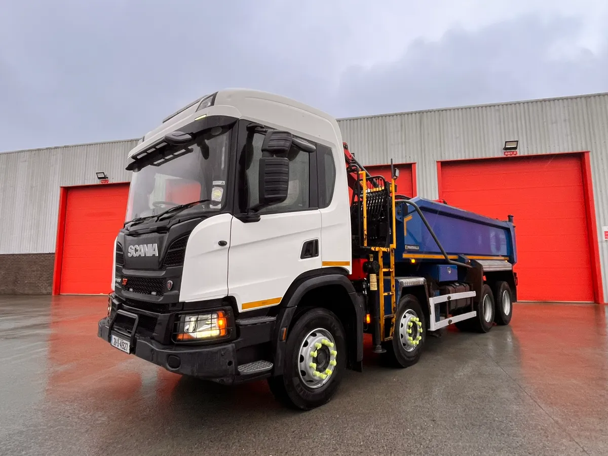 2021 Scania P450 XT 8x4 Thompson Tipper Grab - Image 4