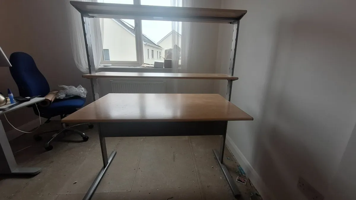 "Fredrik" IKEA Desk with built-in shelves - Image 1