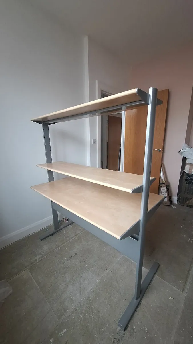 "Fredrik" IKEA Desk with built-in shelves - Image 2