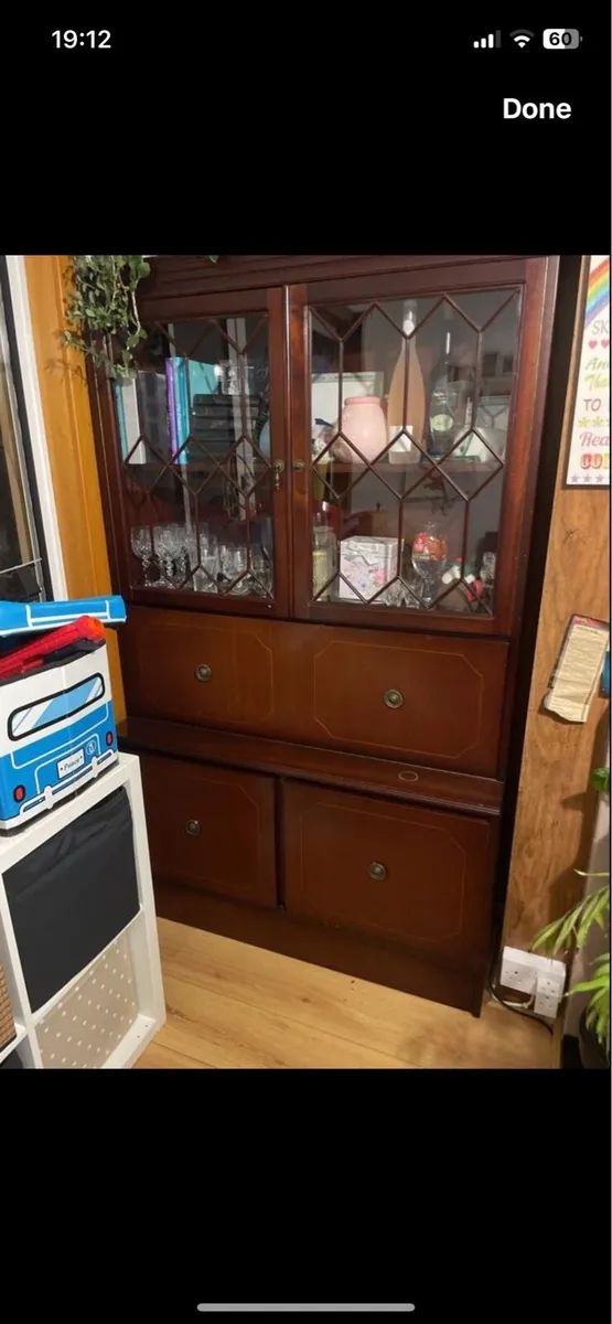 Antique drinks cabinet - Image 1