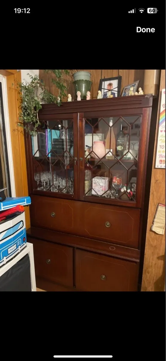 Antique drinks cabinet - Image 3