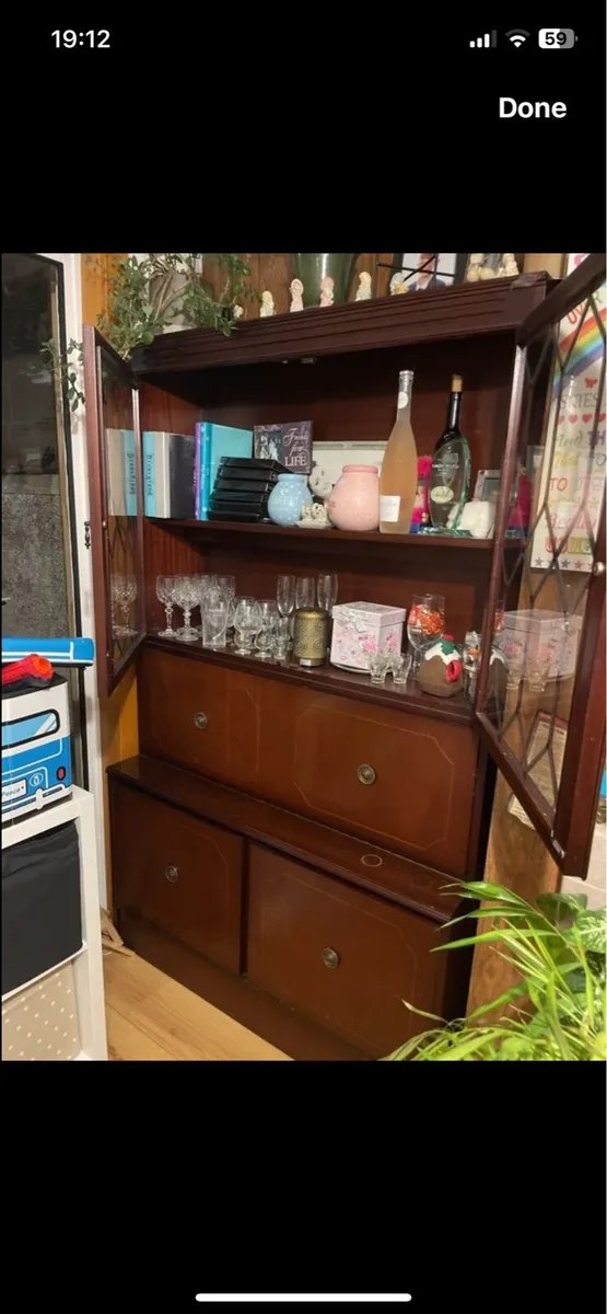 Antique drinks cabinet - Image 4