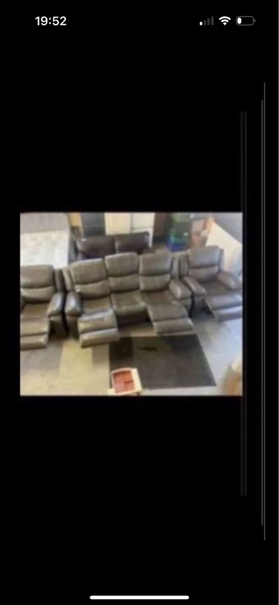 New leather suites grey or black - Image 2