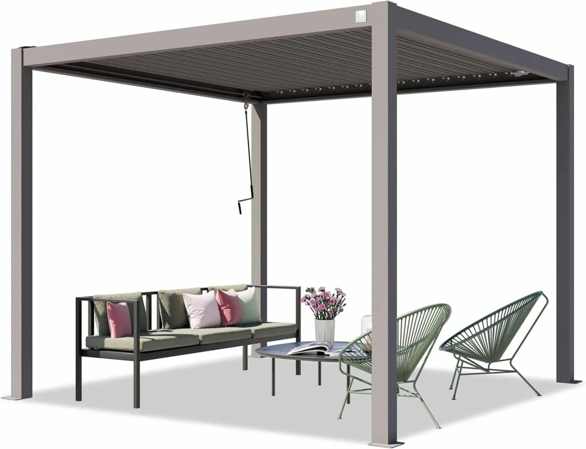 PERGOLA WITH SLATTED ROOF ...FREE DELIVERY - Image 4