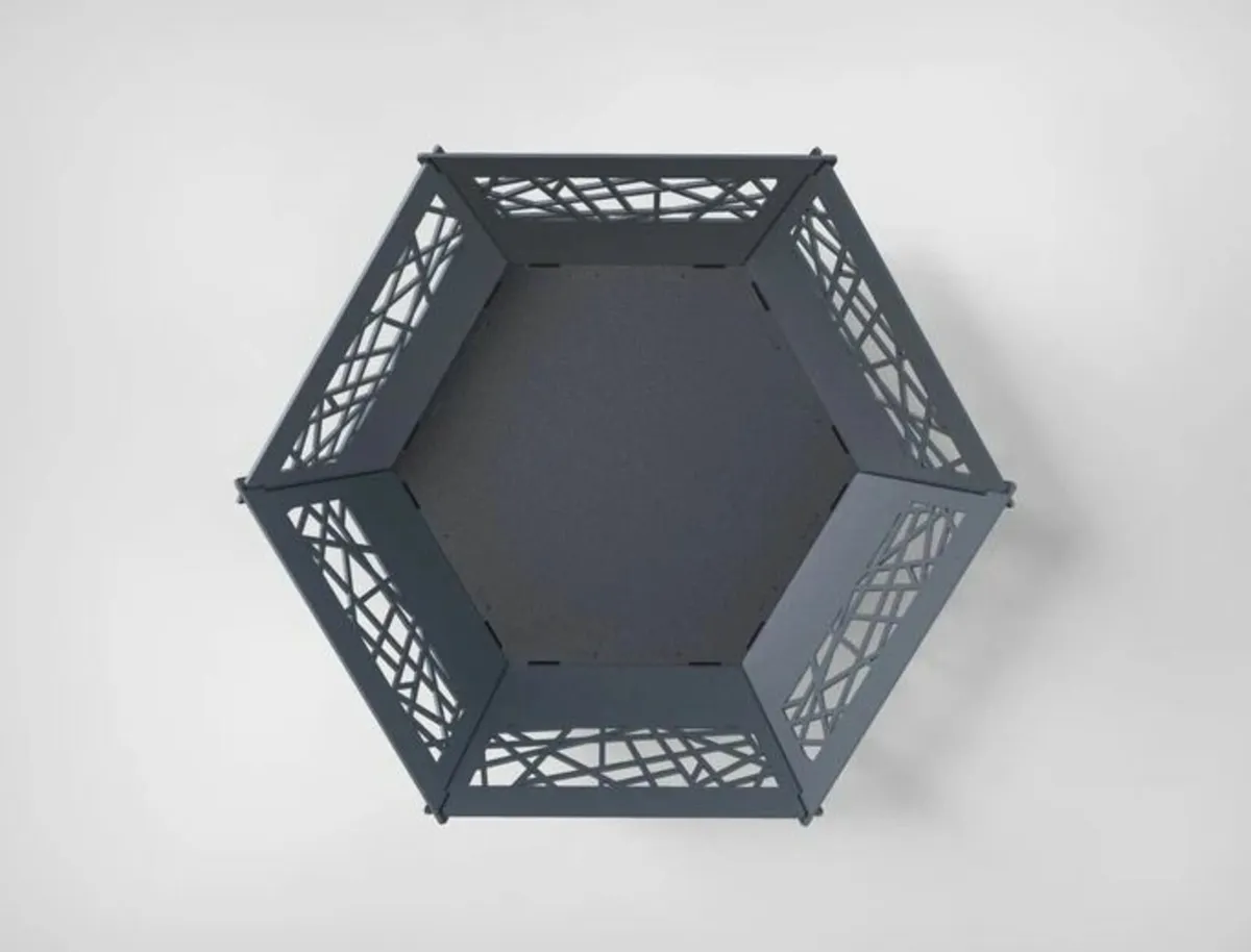 Fire Pit-Grill, Barbecu Collapsible with ornament - Image 3