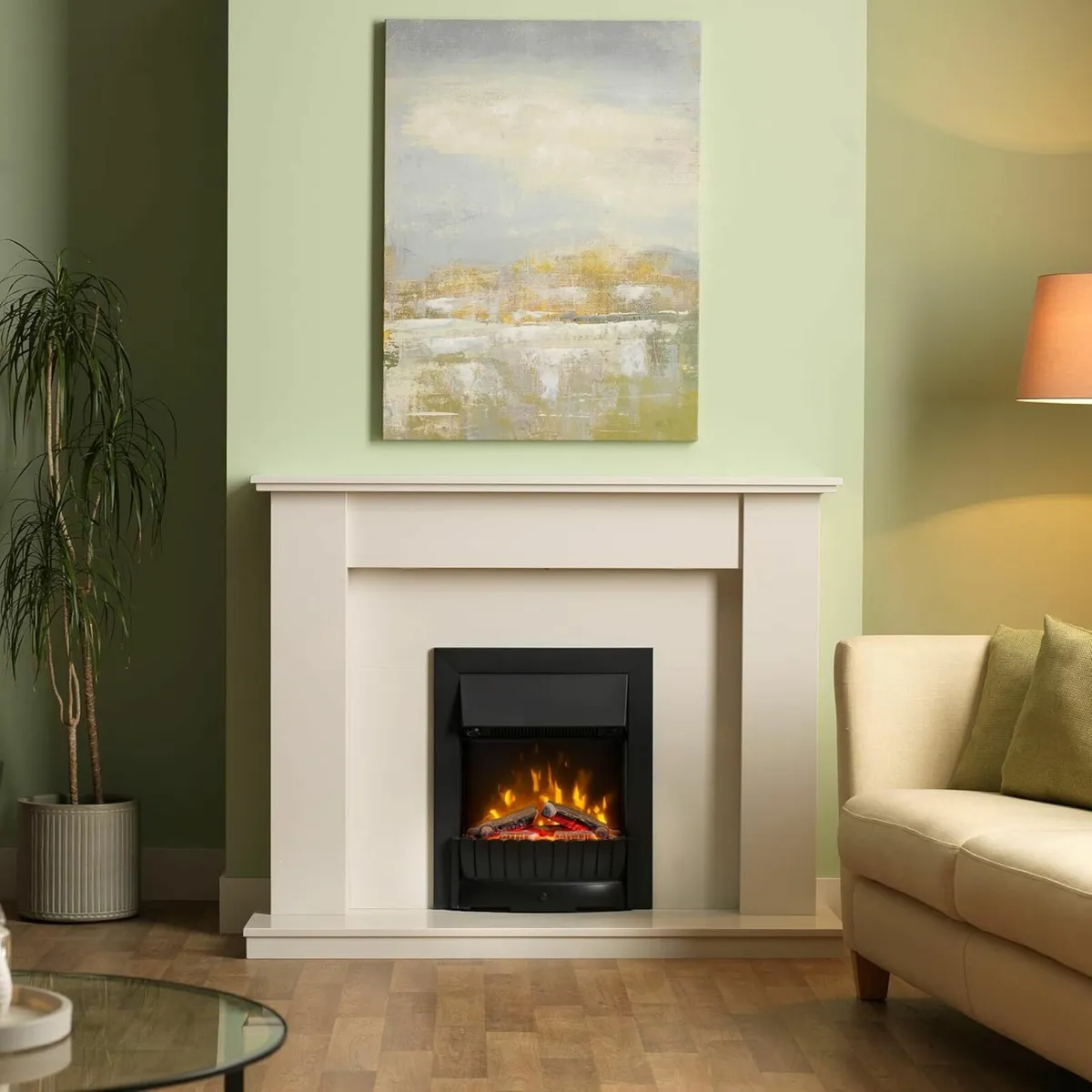 Clement Optiflame Inset Freestanding Electric Fire - Image 2