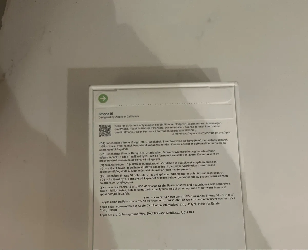 IPhone 16, 256GB, Ultramarine colour, brand new - Image 3