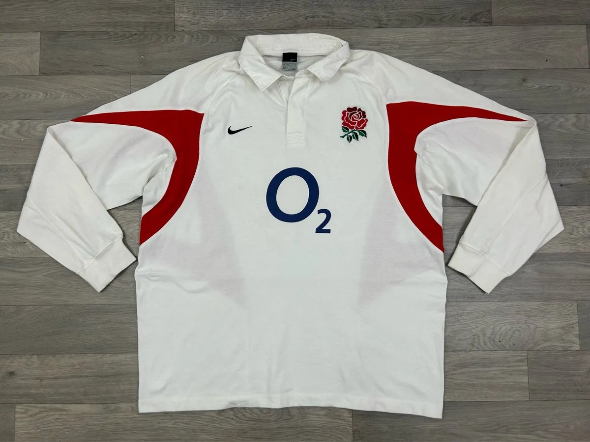 Vintage 2003 Nike England Rugby Jersey Mens XXL - Image 1