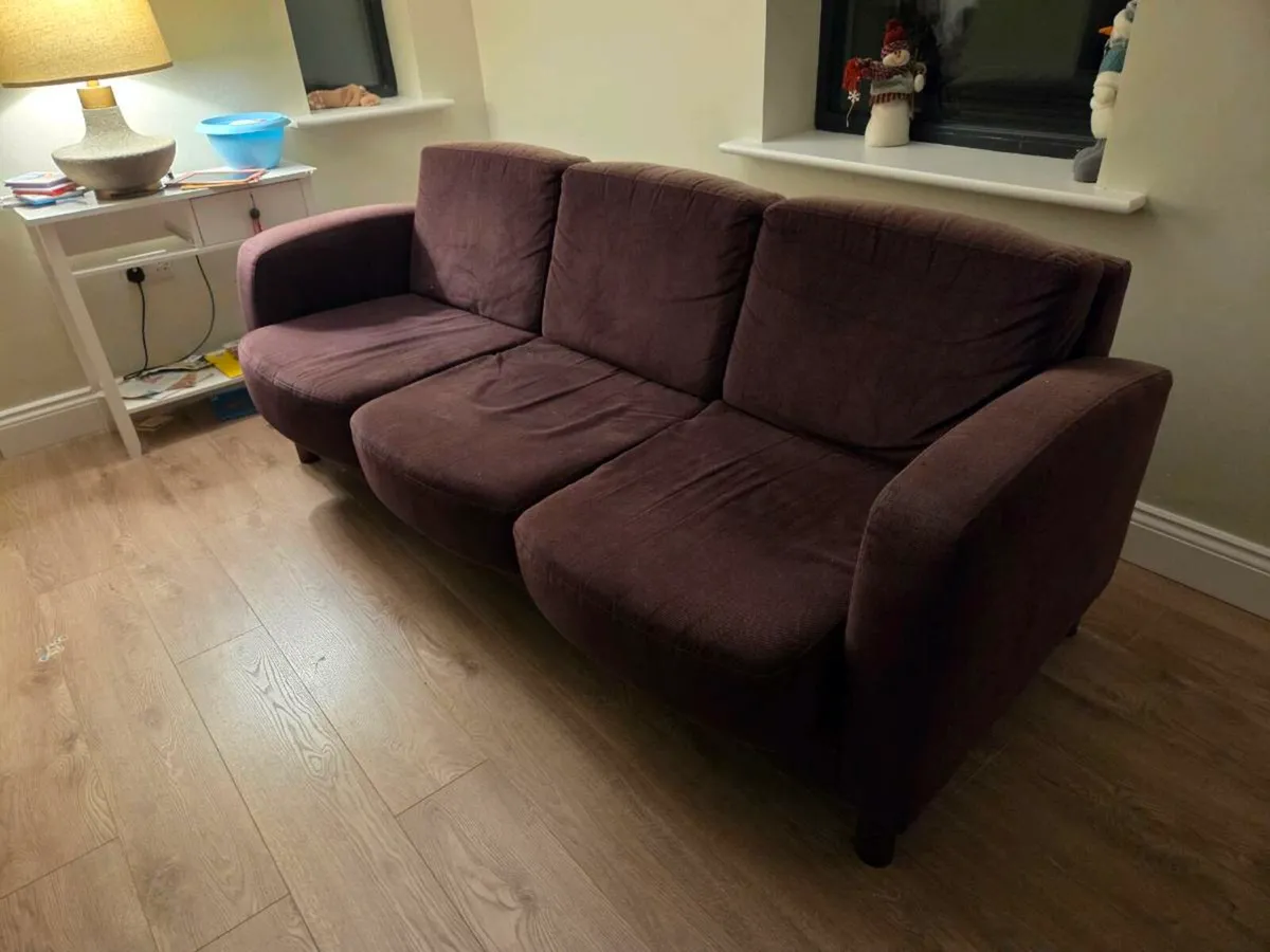 3 seater sofa for sale - Image 2
