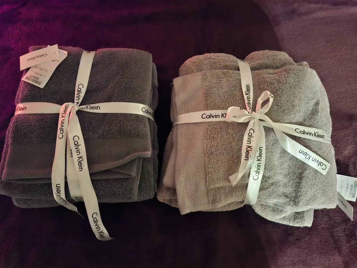 Calvin Klein Towels. Brand New. Great Present Idea - Image 1