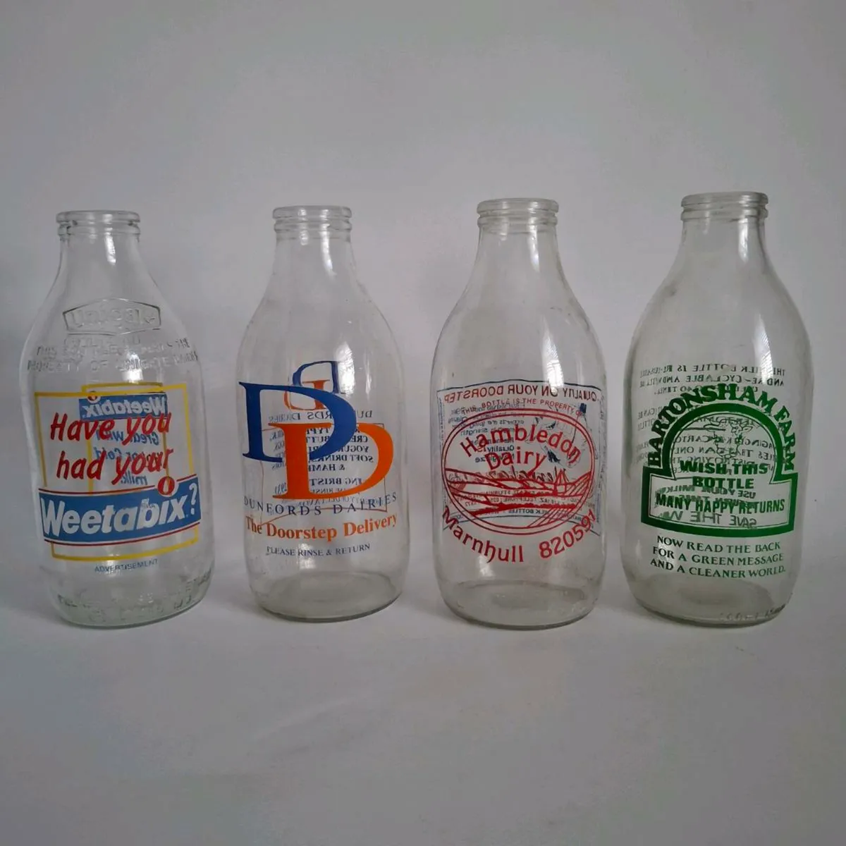 1980's Milk Bottles - Image 3