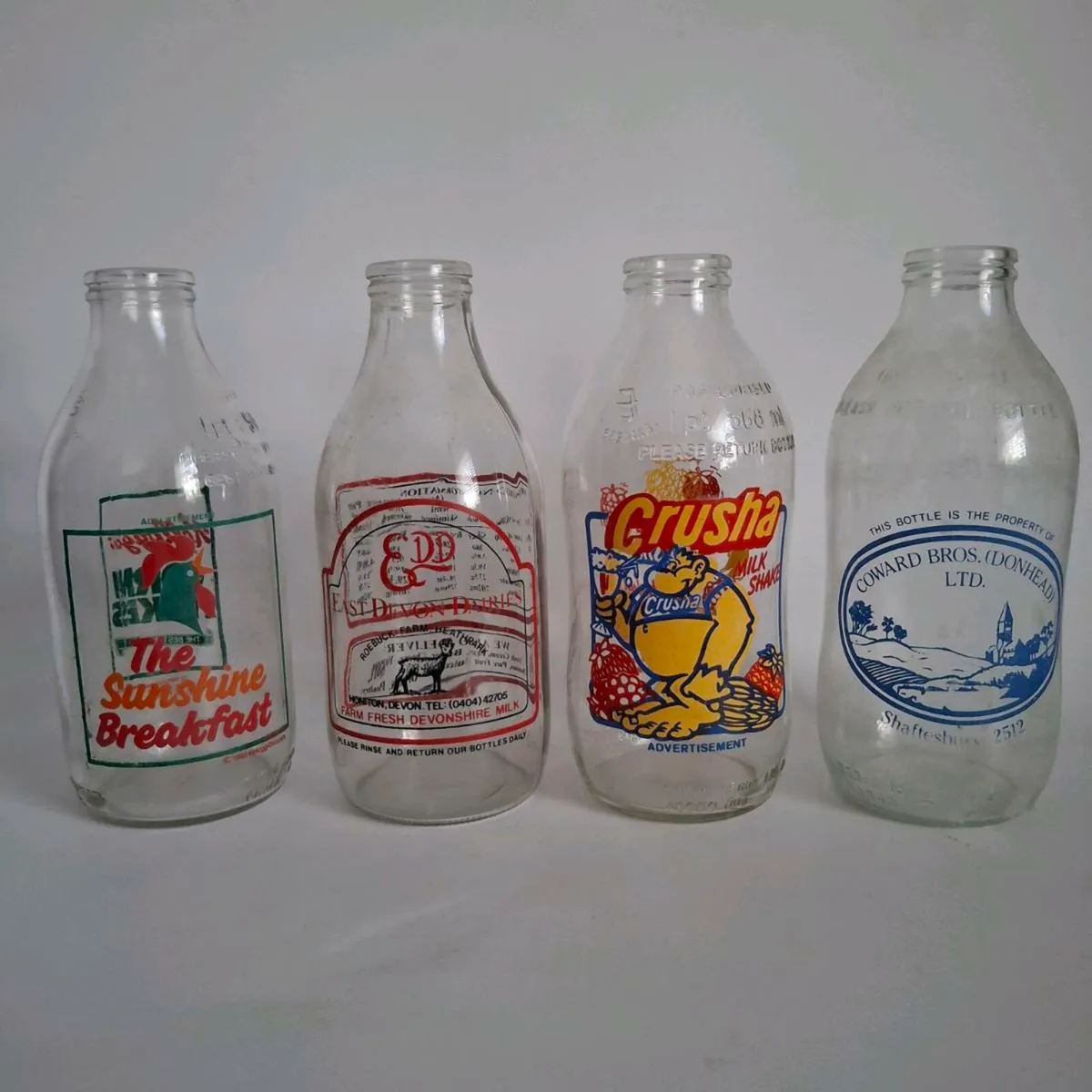 1980's Milk Bottles - Image 4