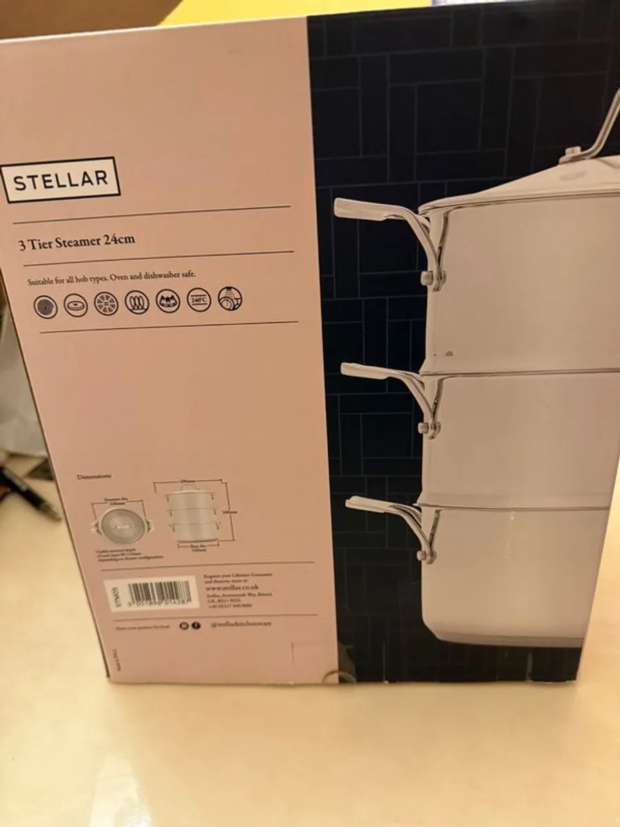 Stellar 3 tier 24cm steamer - Image 4