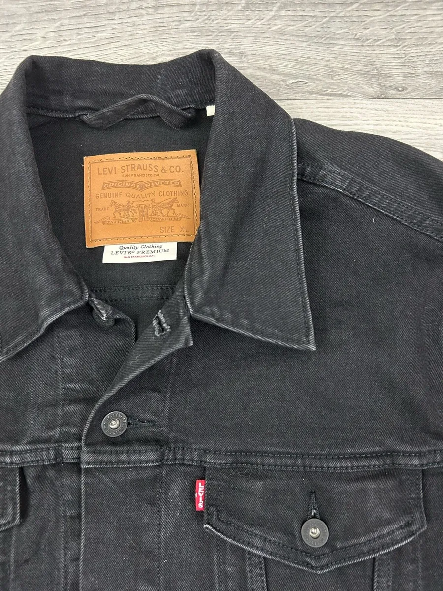 Levis Denim Trucker Jacket Mens L/XL - Image 3
