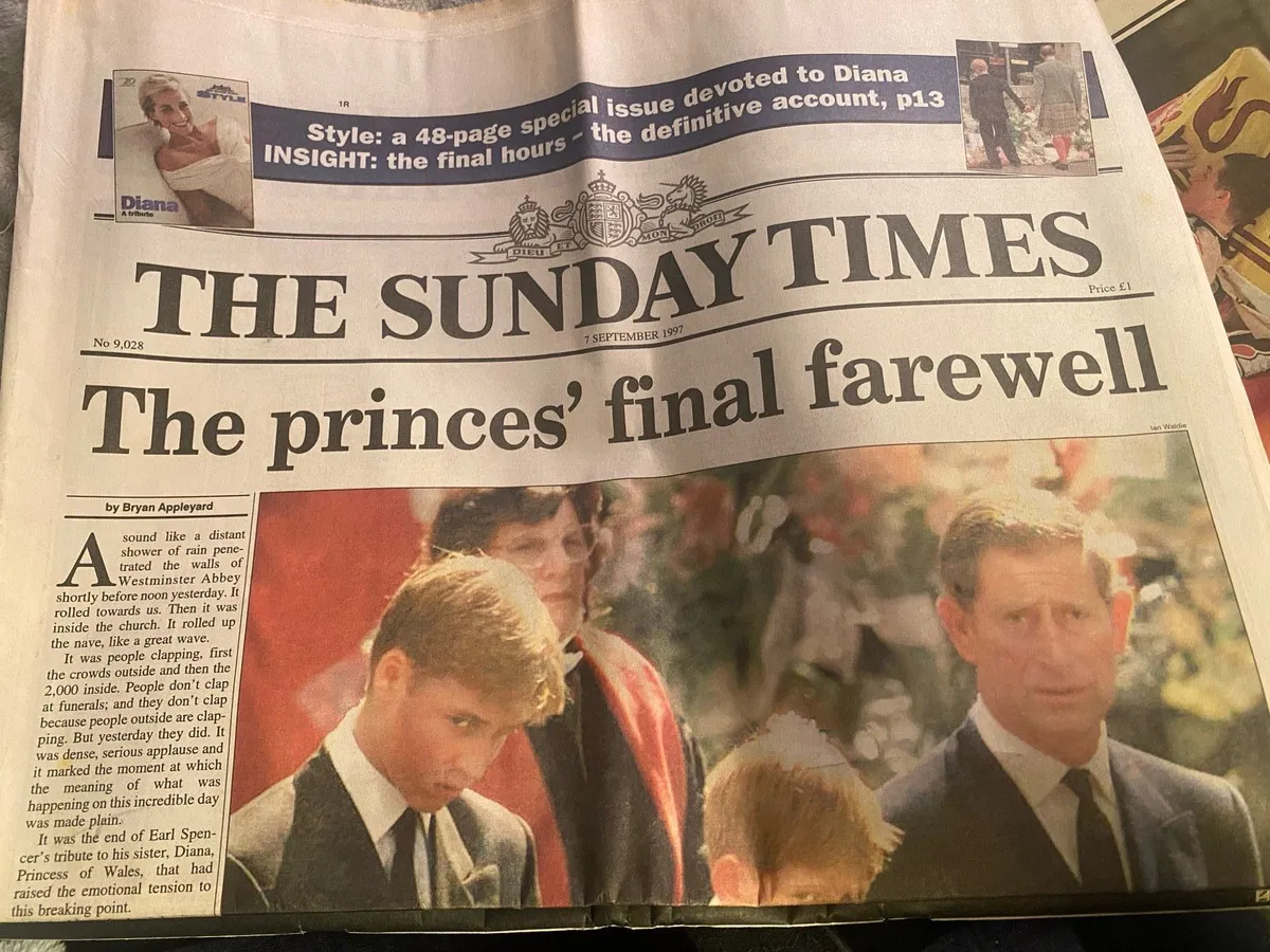 Original Newspapers of Historic Events - Image 1