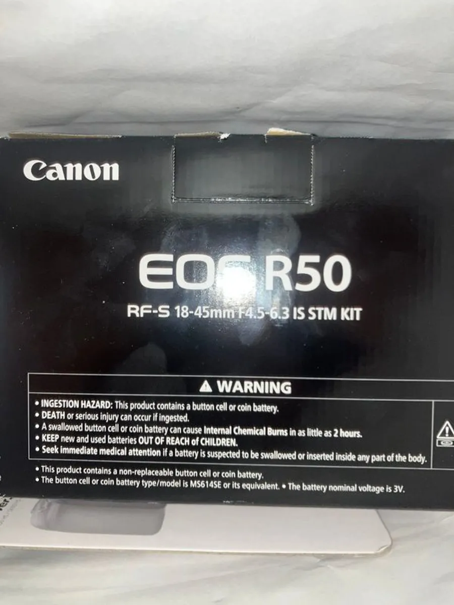 Brand new unopened canon eos r50 rf-s18-45mm - Image 2