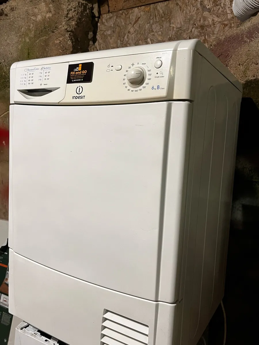 Indesit 8kg Condenser Dryer - Image 1