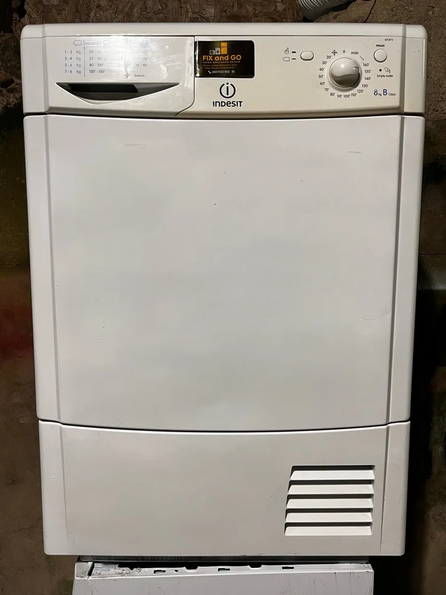 Indesit 8kg Condenser Dryer - Image 2