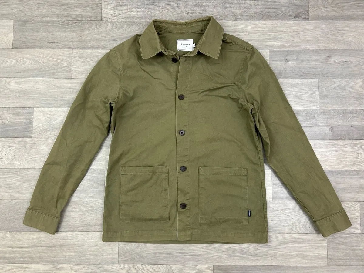 Les Deux Copenhague Overshirt Jacket Mens Medium - Image 1