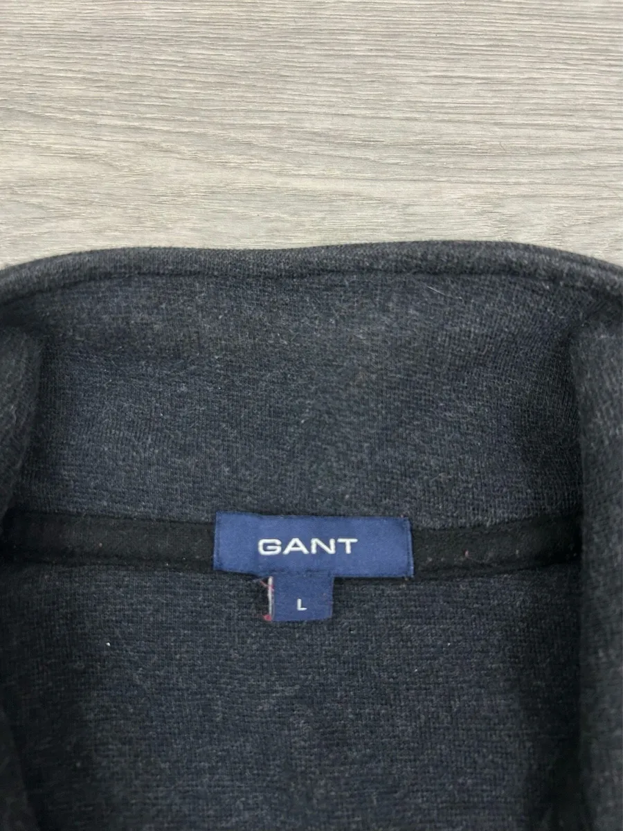 Gant Cotton Half Zip Jumper Mens Large - Image 4