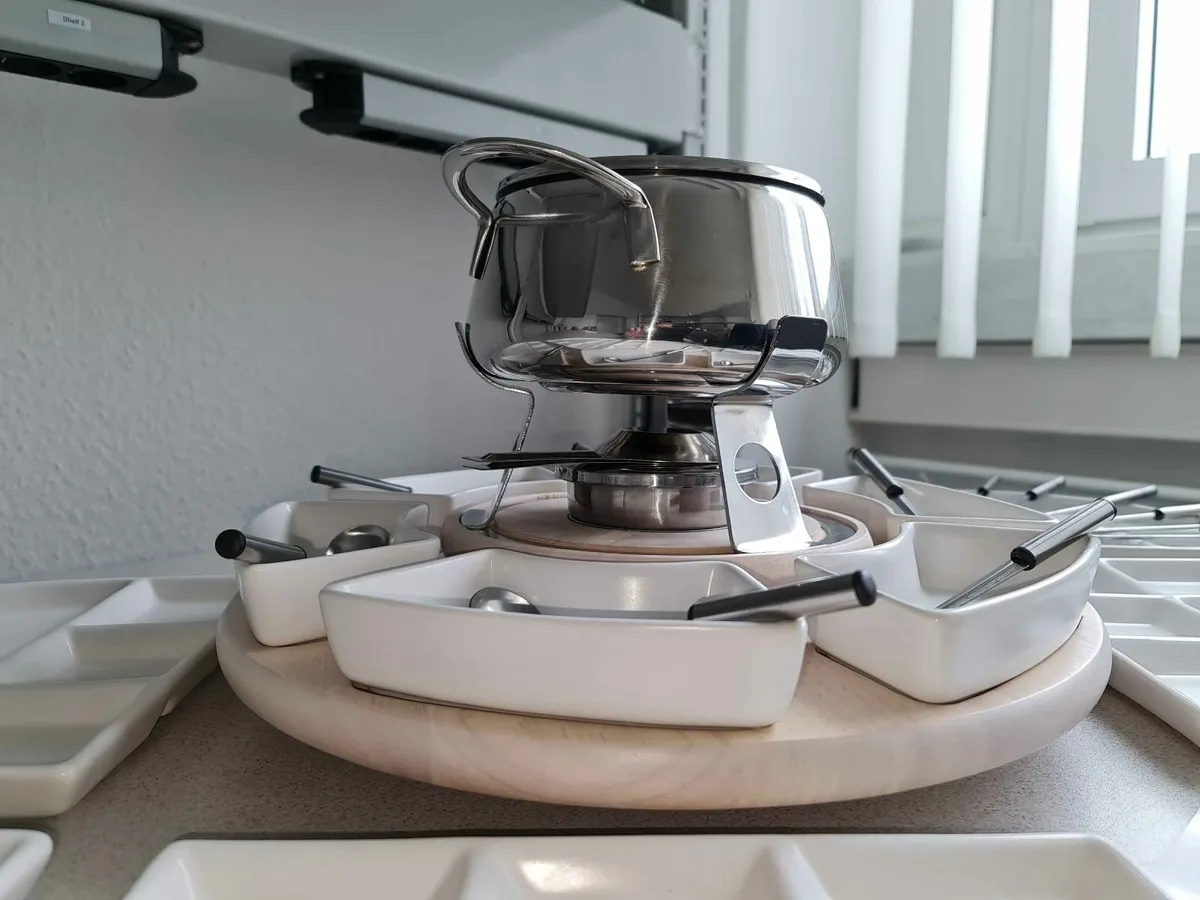 Fondue set for six persons - Image 1