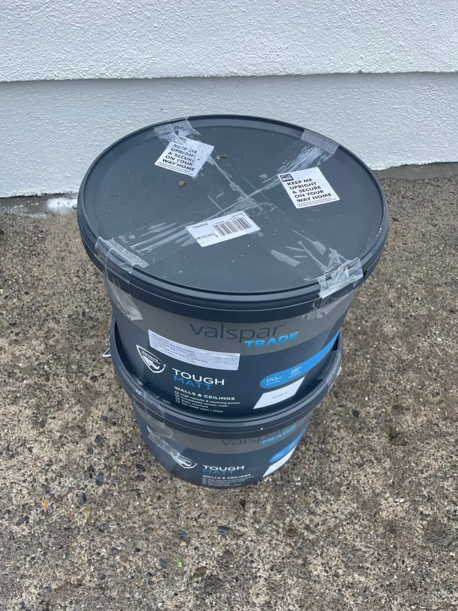 2 bucket indoor grey paint - Image 2