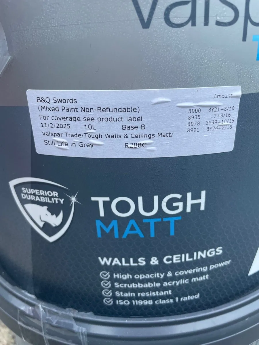 2 bucket indoor grey paint - Image 3