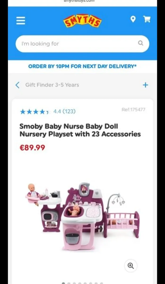 Dolls nursery playset - Image 1