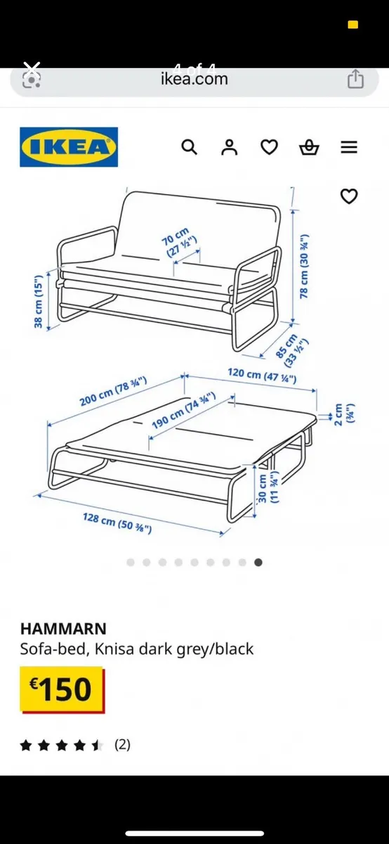 Sofa bed - Image 3