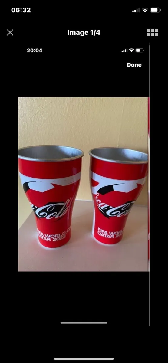 Qatar World Cup 2022 Coca Cola Cups - Image 1