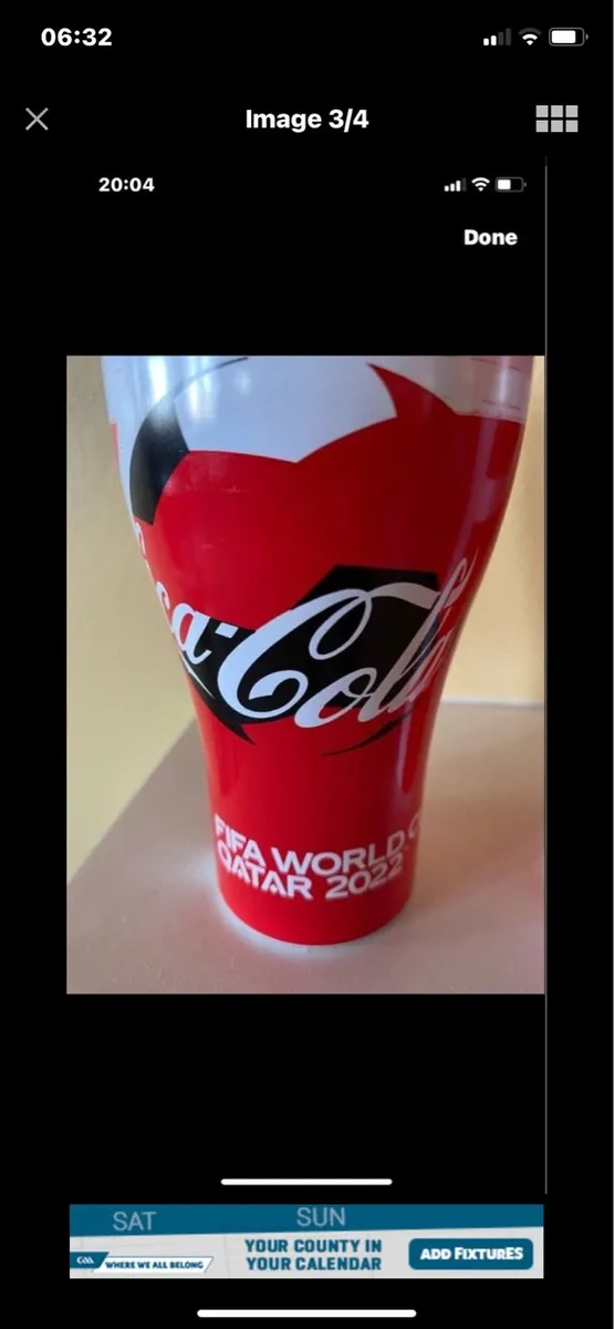 Qatar World Cup 2022 Coca Cola Cups - Image 3