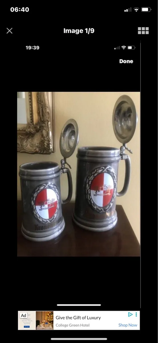 Vintage Kronembourg Stein Set - Image 1
