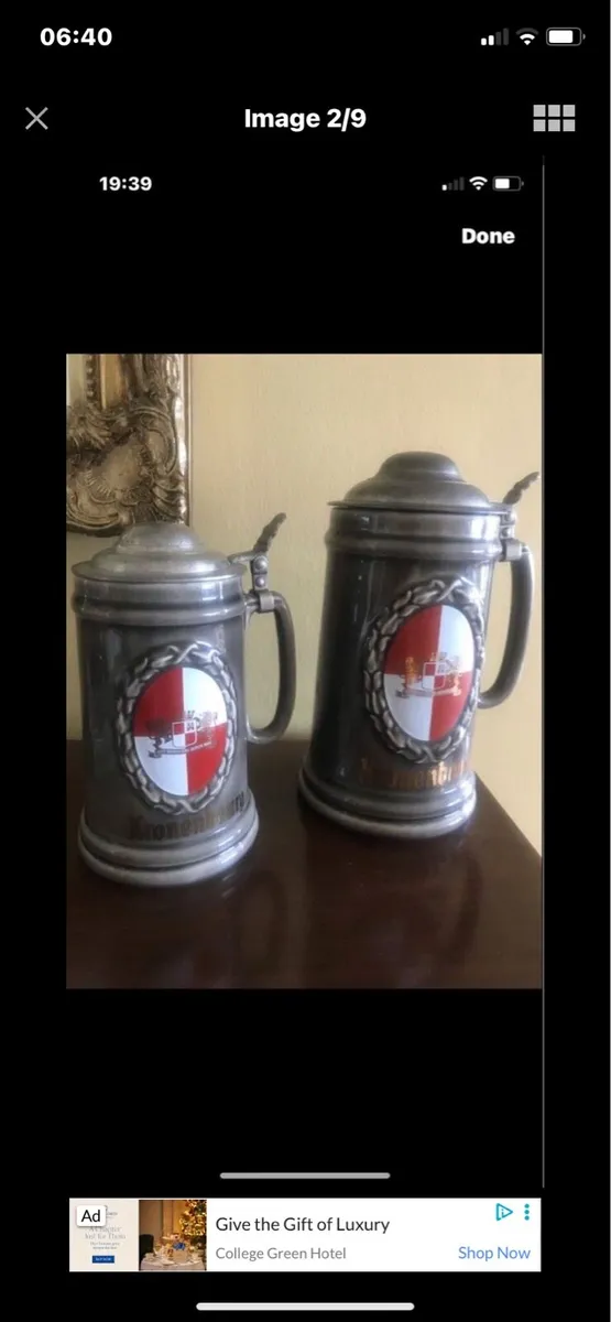 Vintage Kronembourg Stein Set - Image 2
