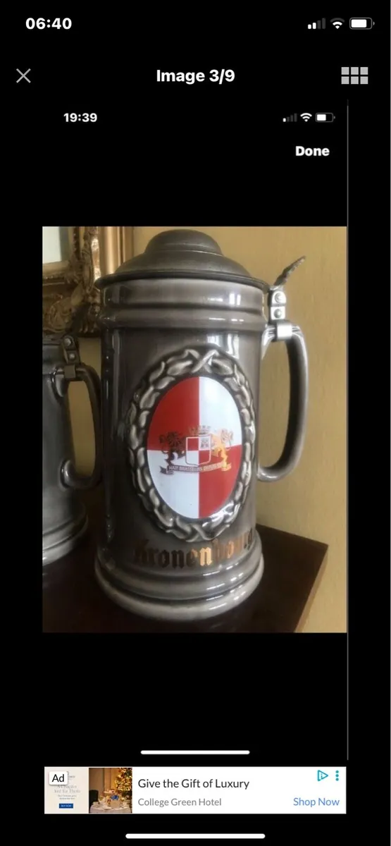 Vintage Kronembourg Stein Set - Image 3