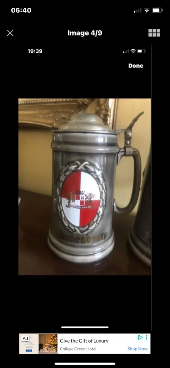 Vintage Kronembourg Stein Set - Image 4