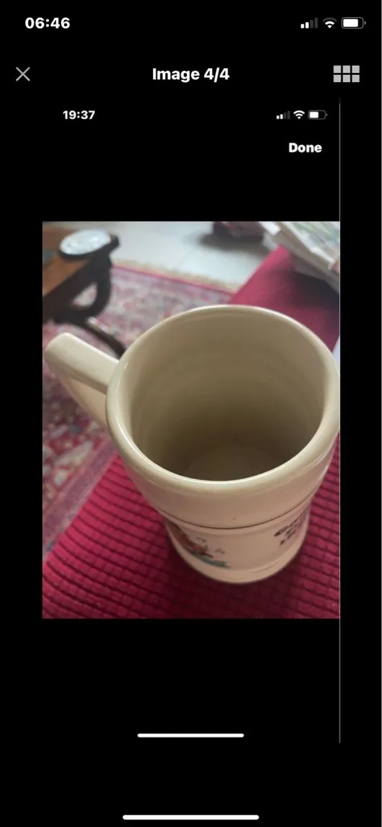 Good Luck From Ireland Ceramic Tankard - Image 4