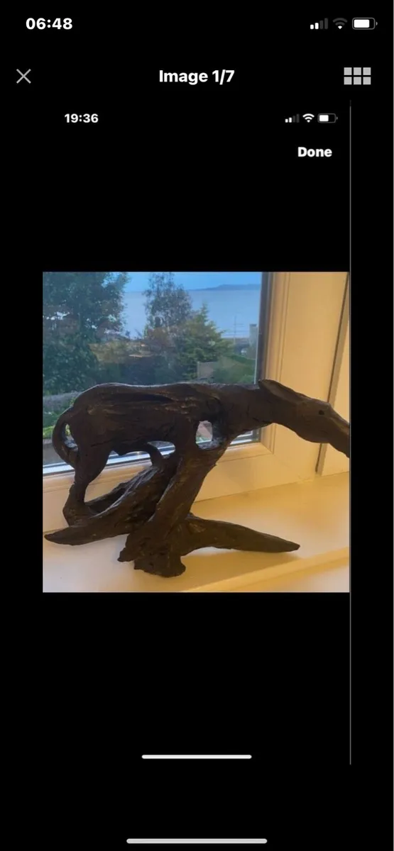 Bog Oak Art Sculpture - Image 1