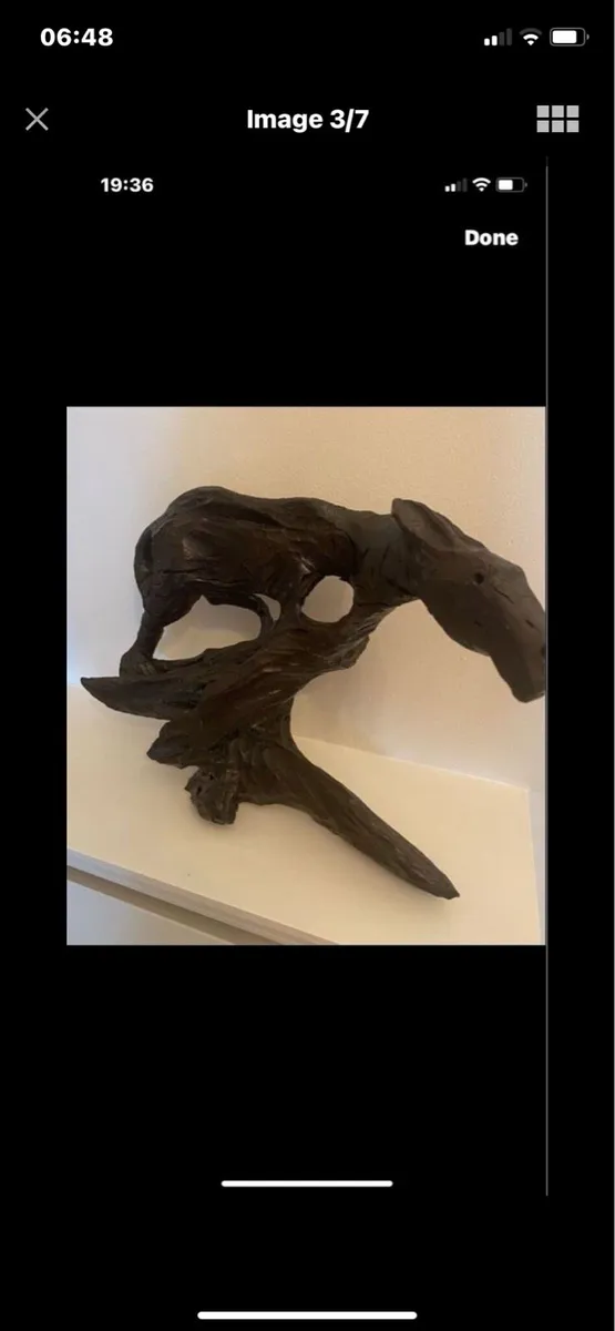 Bog Oak Art Sculpture - Image 3